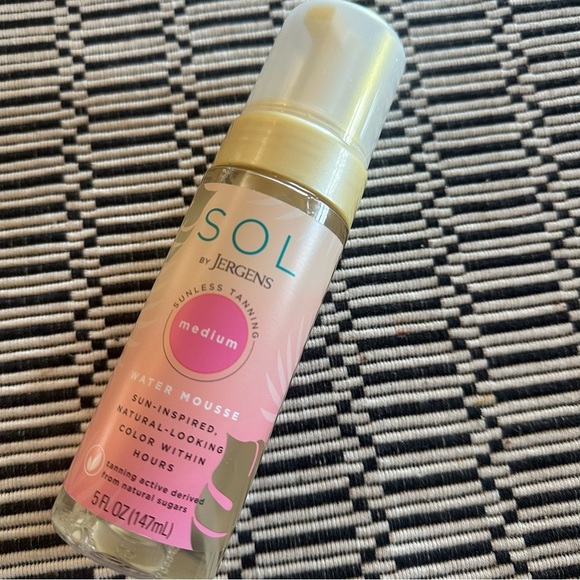 SOL by Jergens NEW Sunless Tanning Water Mousse Color Medium Summer Tan ☀️ - Picture 1 of 4